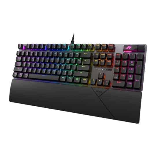 ASUS ROG Strix Scope II Wired NX Snow Switch UK Mechanical Gaming Keyboard